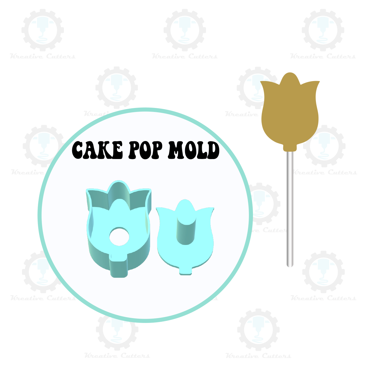 Tulip Cake Pop Mold | Single or Multi-popper