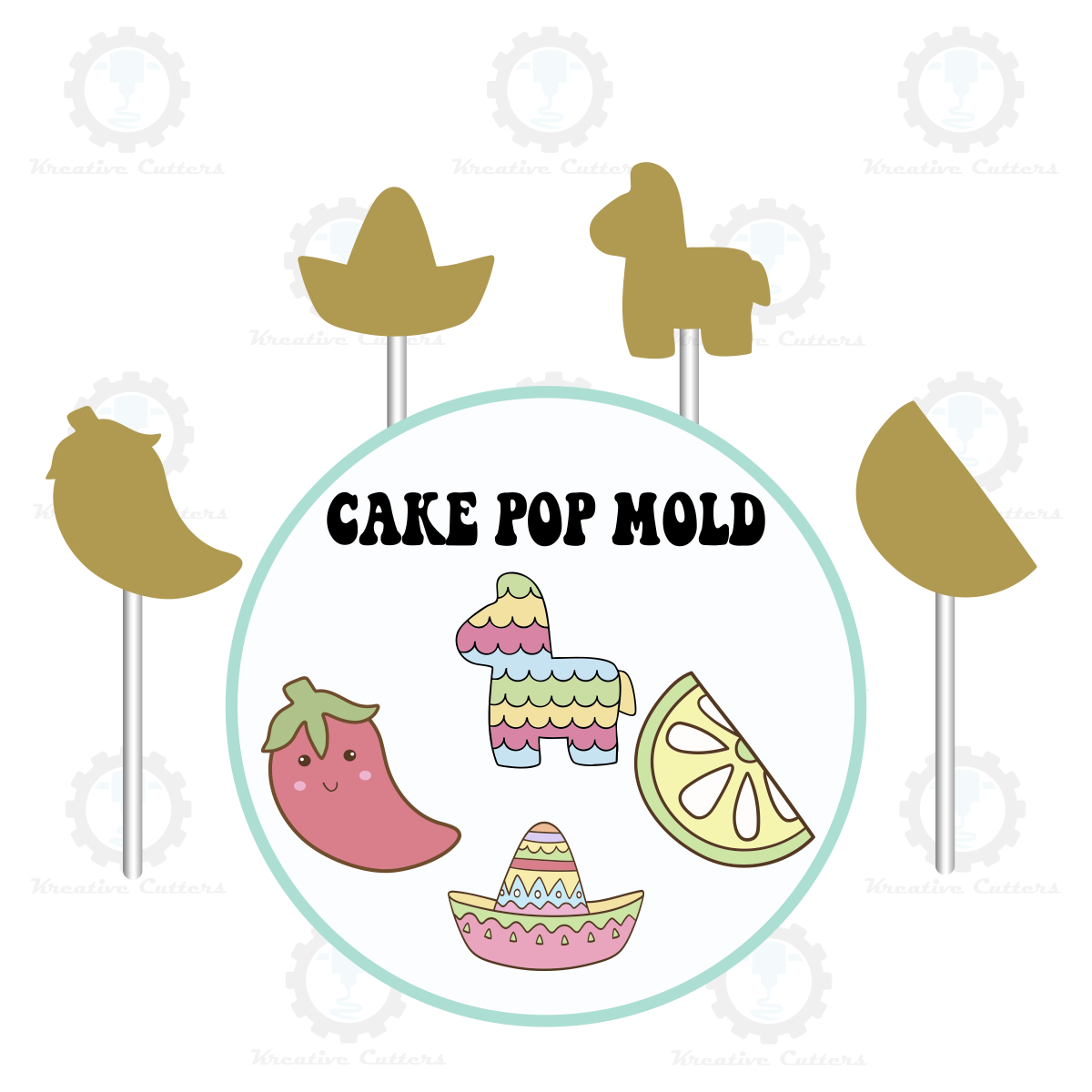 Cinco De Mayo Fiesta Cake Pop Molds | Cutter, Popper