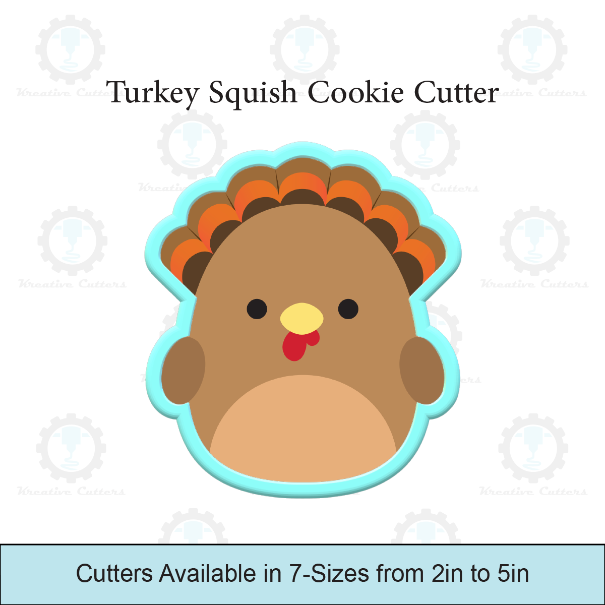 Turkey Squish Cookie Cutters