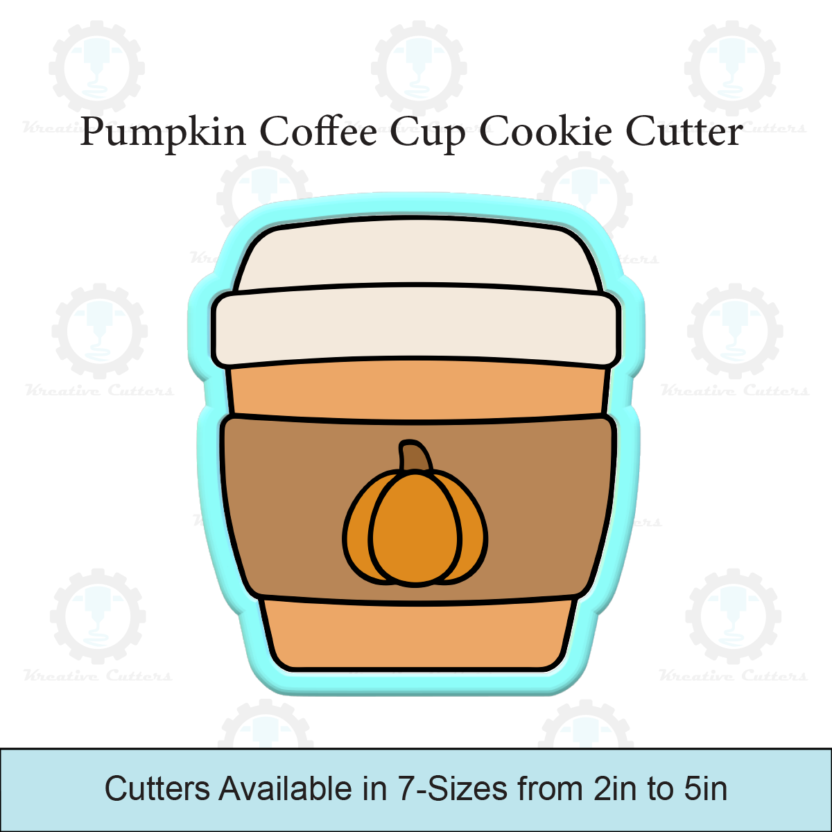 Pumpkin Coffee Cup Cookie Cutters