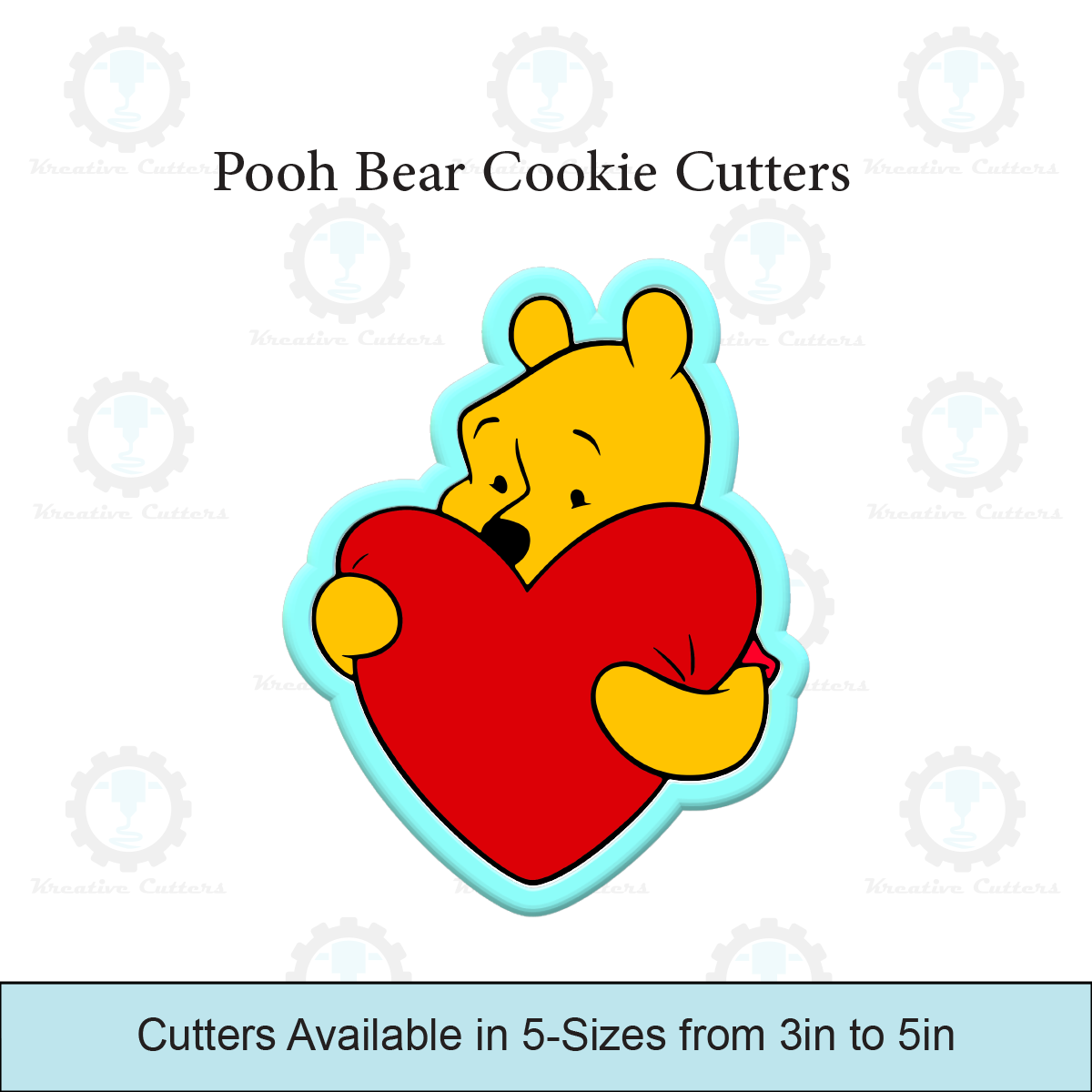 Valentines Honey Bear Cookie Cutters