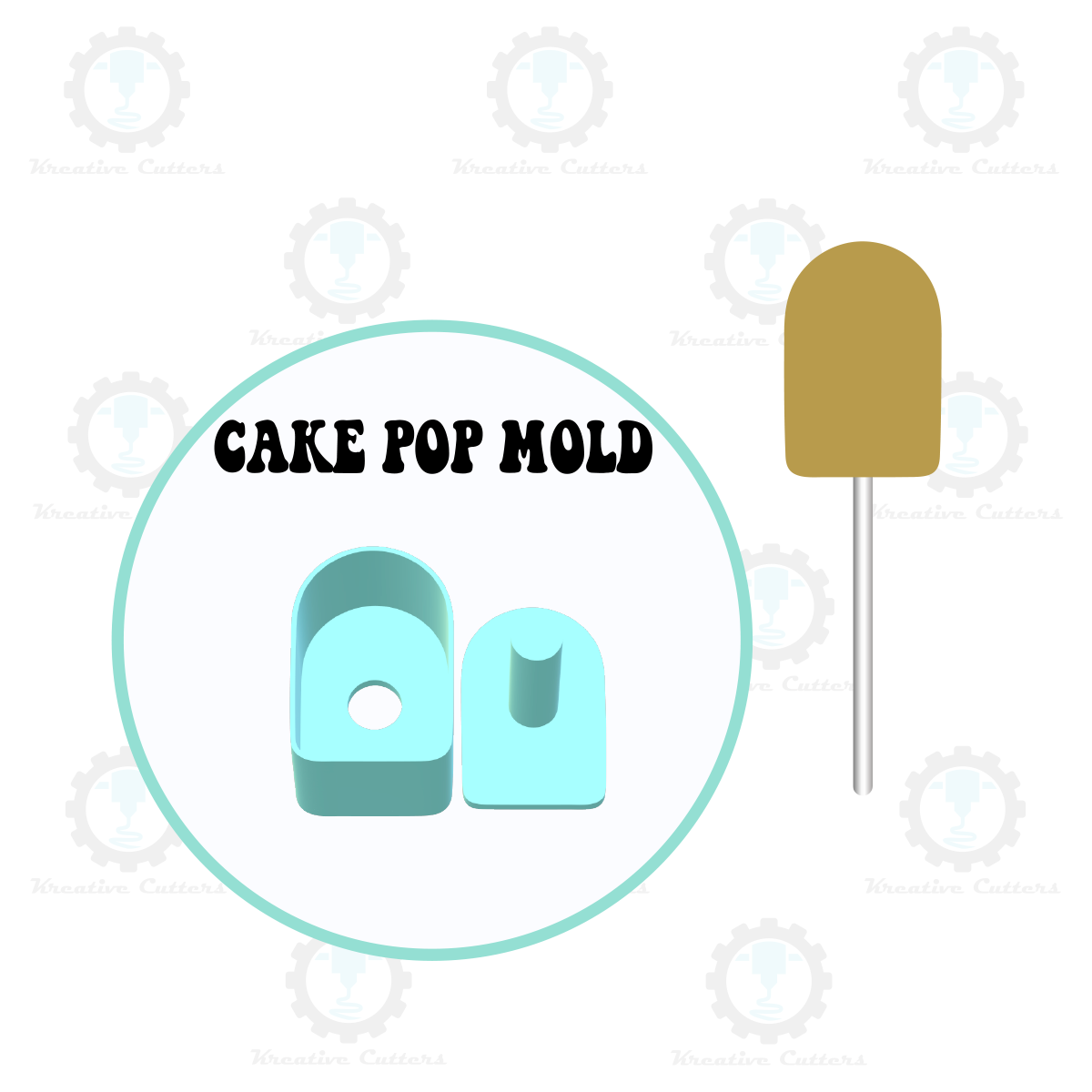 Popsicle Cake Pop Mold | Small 2in x 1.3in Single or Multi-popper