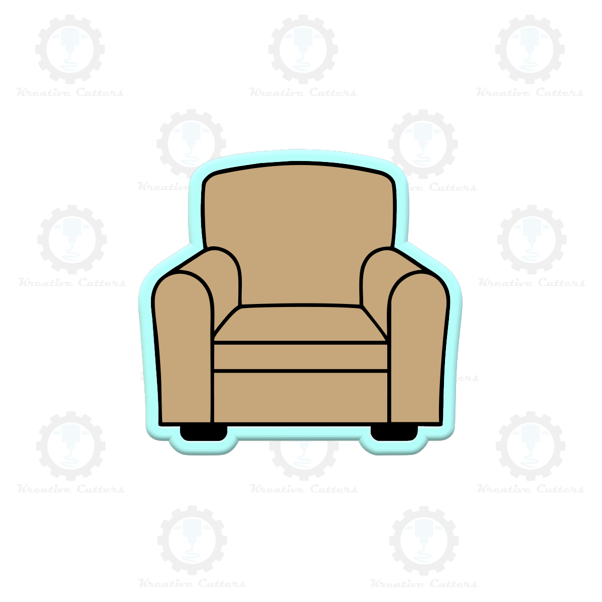 Arm Chair Cookie Cutters