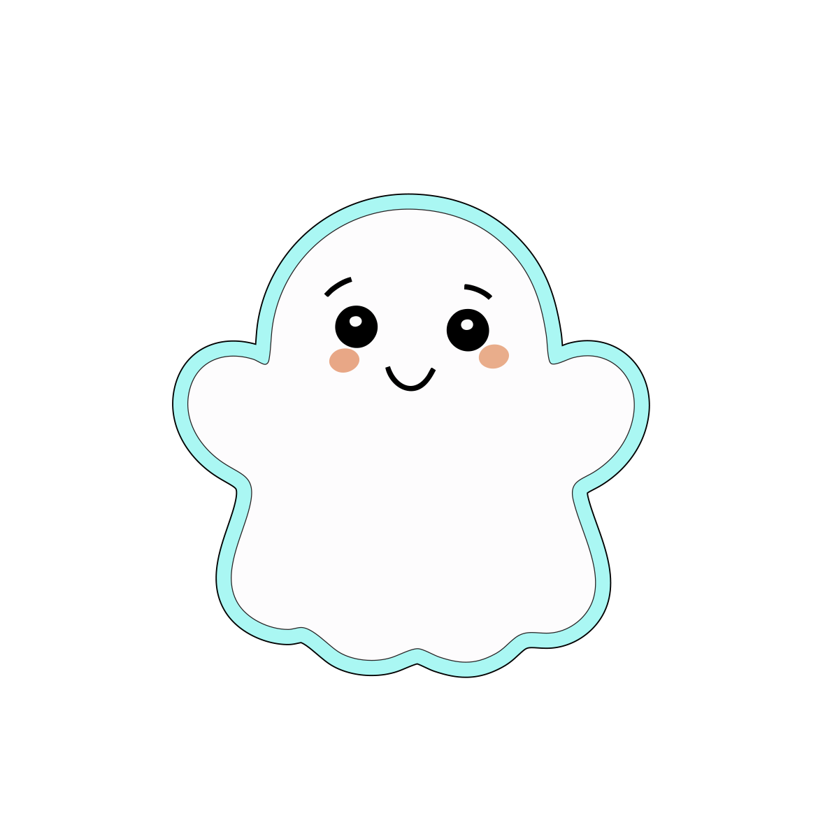 Chubby Ghost Cookie Cutters