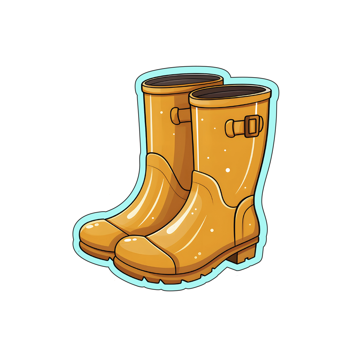 Fall Rainboots Cookie Cutters