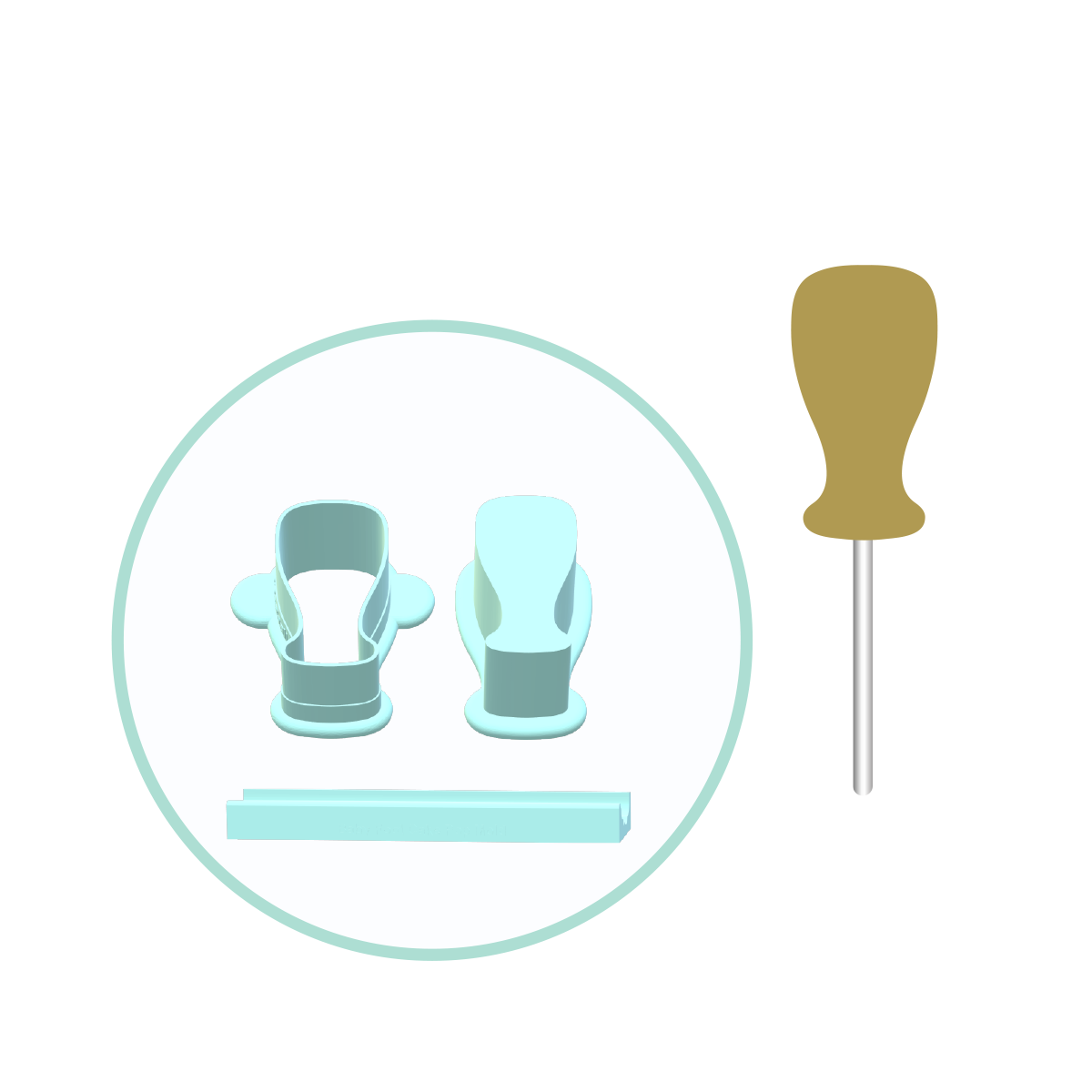 Baseball Bat Cake Pop Mold | Deluxe Cutter, Popper, and Tray Option