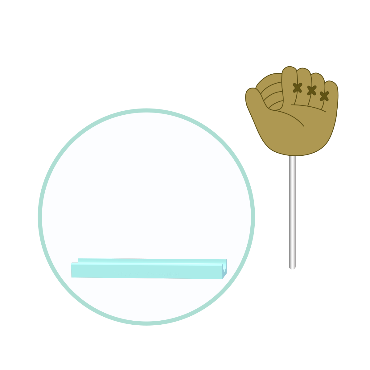 Baseball Glove Cake Pop Mold | Deluxe Cutter, Popper, and Tray Option