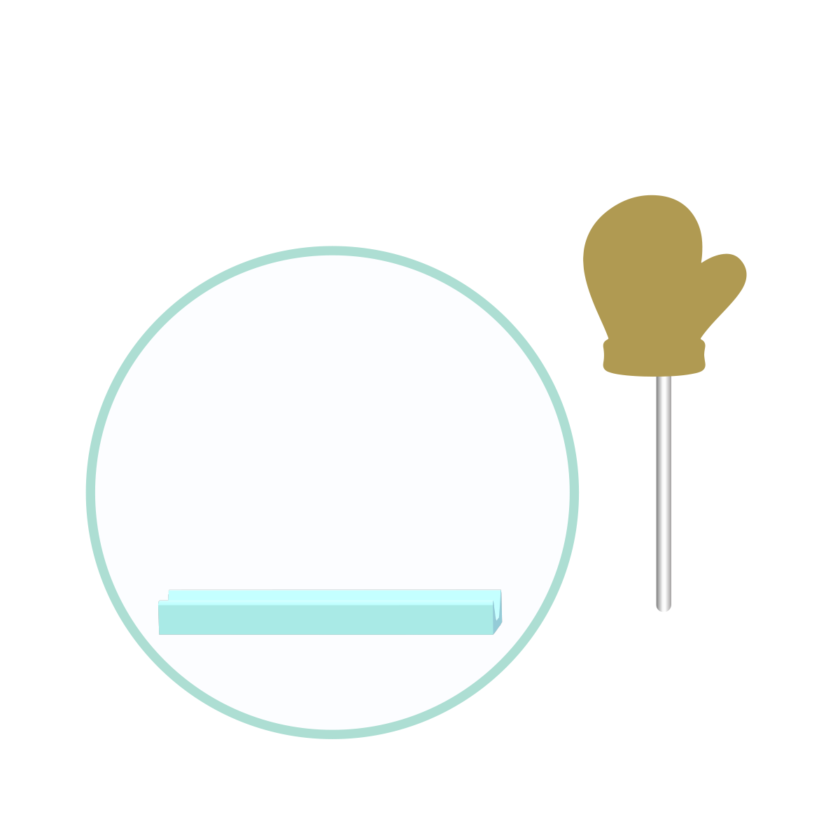 Mitten Cake Pop Mold | Deluxe Cutter, Popper, and Tray Option