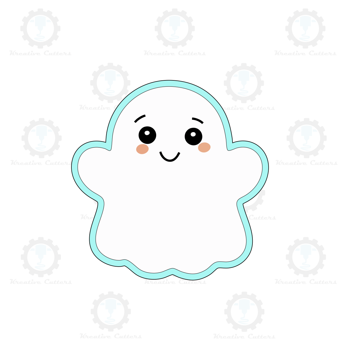 Chubby Ghost Cookie Cutters