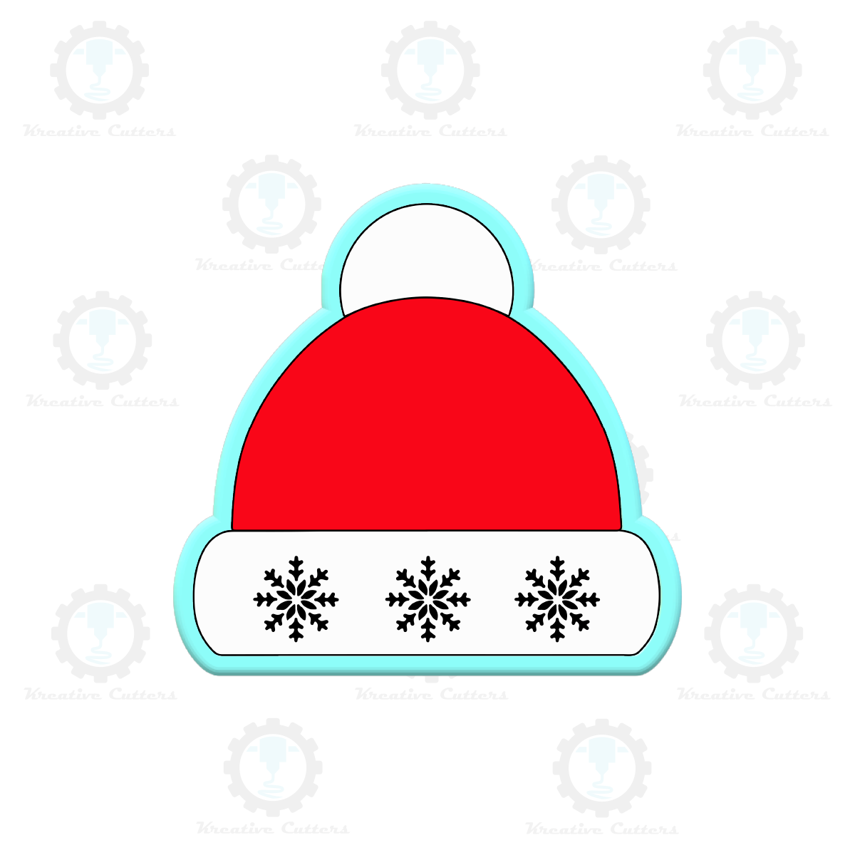 Winter Beanie Cookie Cutters