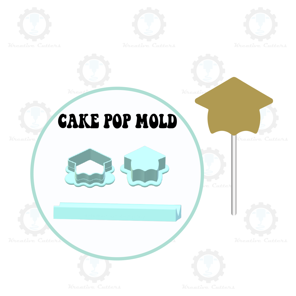 Graduation Cap Cake Pop Mold