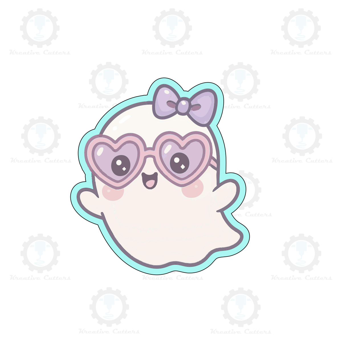 Girly Ghost Kawaii Cookie Cutters