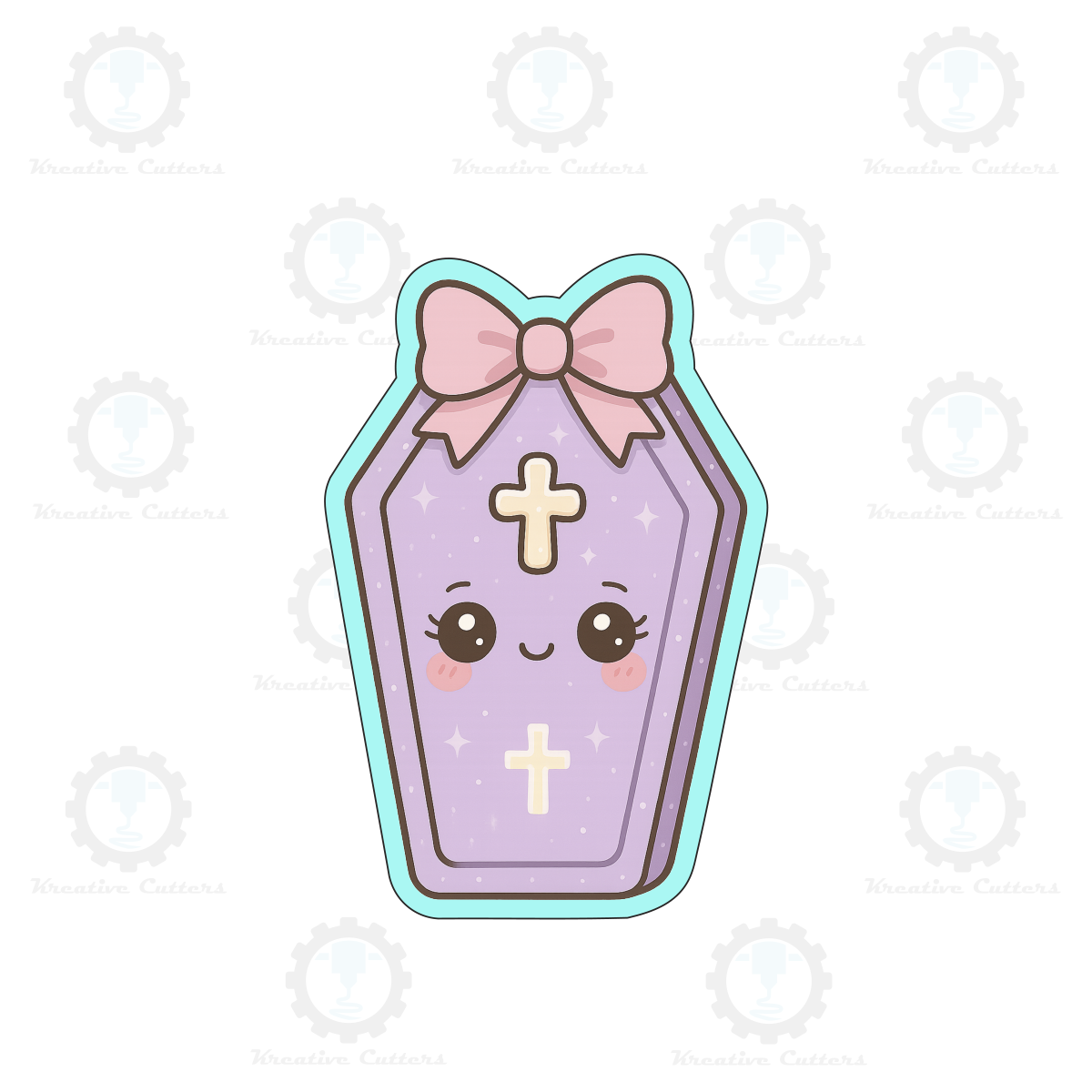 Coffin Bow Cookie Cutters