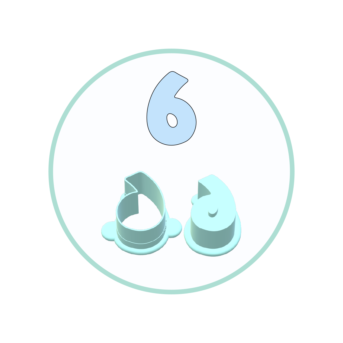 Number Cake Pop Mold with Embosser | Deluxe Cutter and Popper