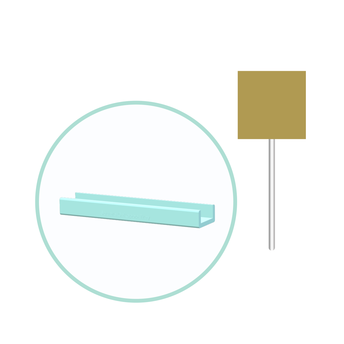 Square Cake Pop Mold | Deluxe Cutter, Popper and Tray