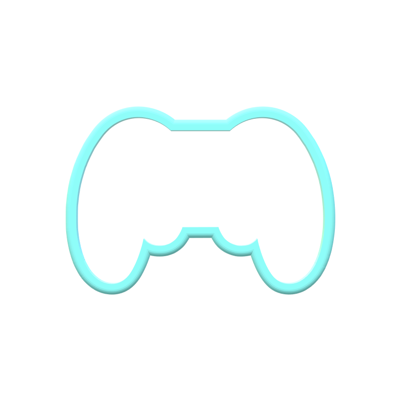 Video Game Controller Cookie Cutter