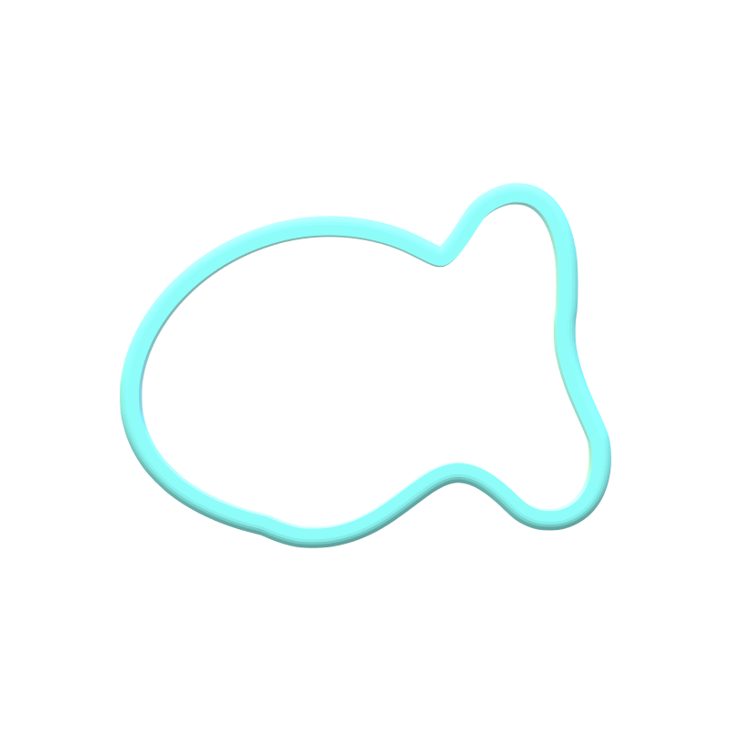 Gold Fish Cookie Cutter