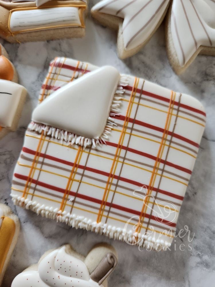 Fall Blanket Cookie Cutters