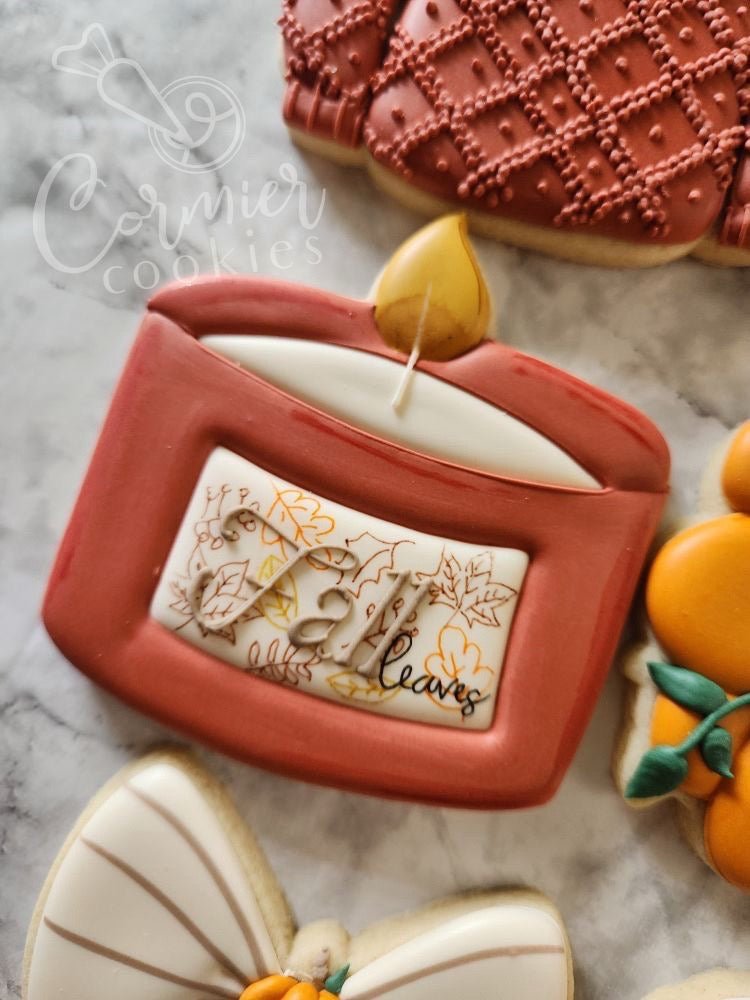 Fall Candle Cookie Cutters