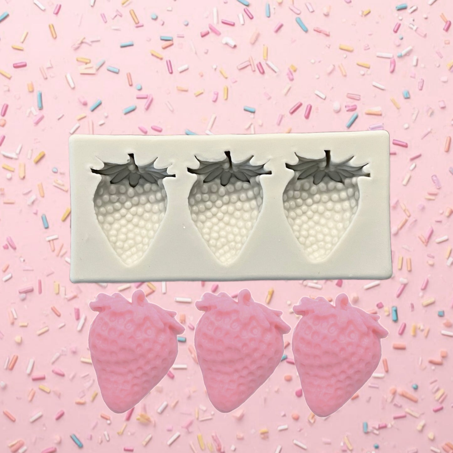 Strawberry Fondant Chocolate Mold