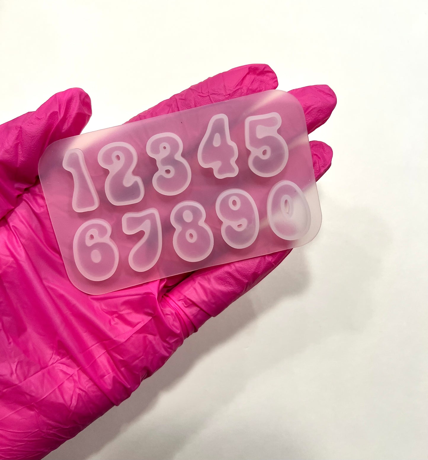 Alphabet & Number Set Fondant Chocolate Mold