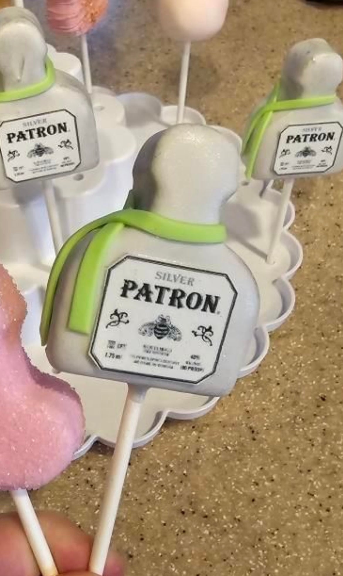 Patron Bottle Cake Pop Mold | Digital Download STL File