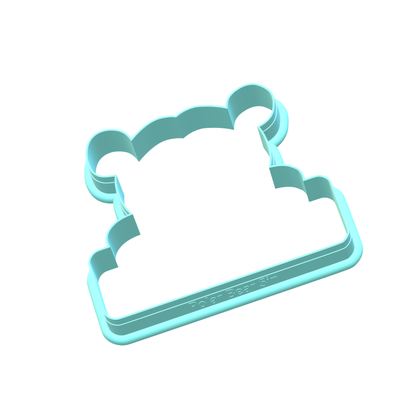 Polar Bear Cookie Cutter Set | STL File