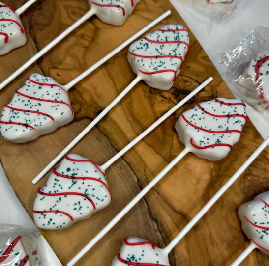Christmas Cake Tree Cake Pop Mold | Deluxe Cutter, Popper, and Tray Option