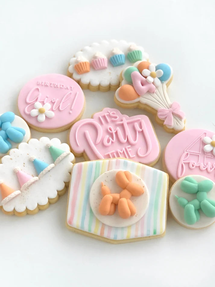 Party #2 Assorted Silicone Mould by Little Bikkie