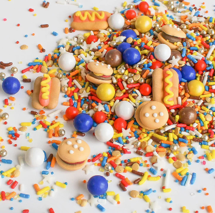Sprinkle Pop Summer BBQ Sprinkle Mix 4oz Bottle