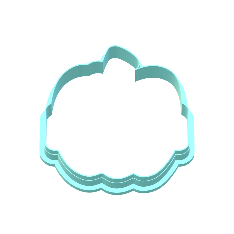 Apple with Text Box Cookie Cutter | STL File