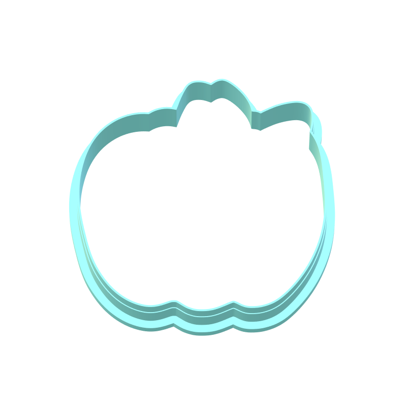 Girl Apple Cookie Cutter | STL File