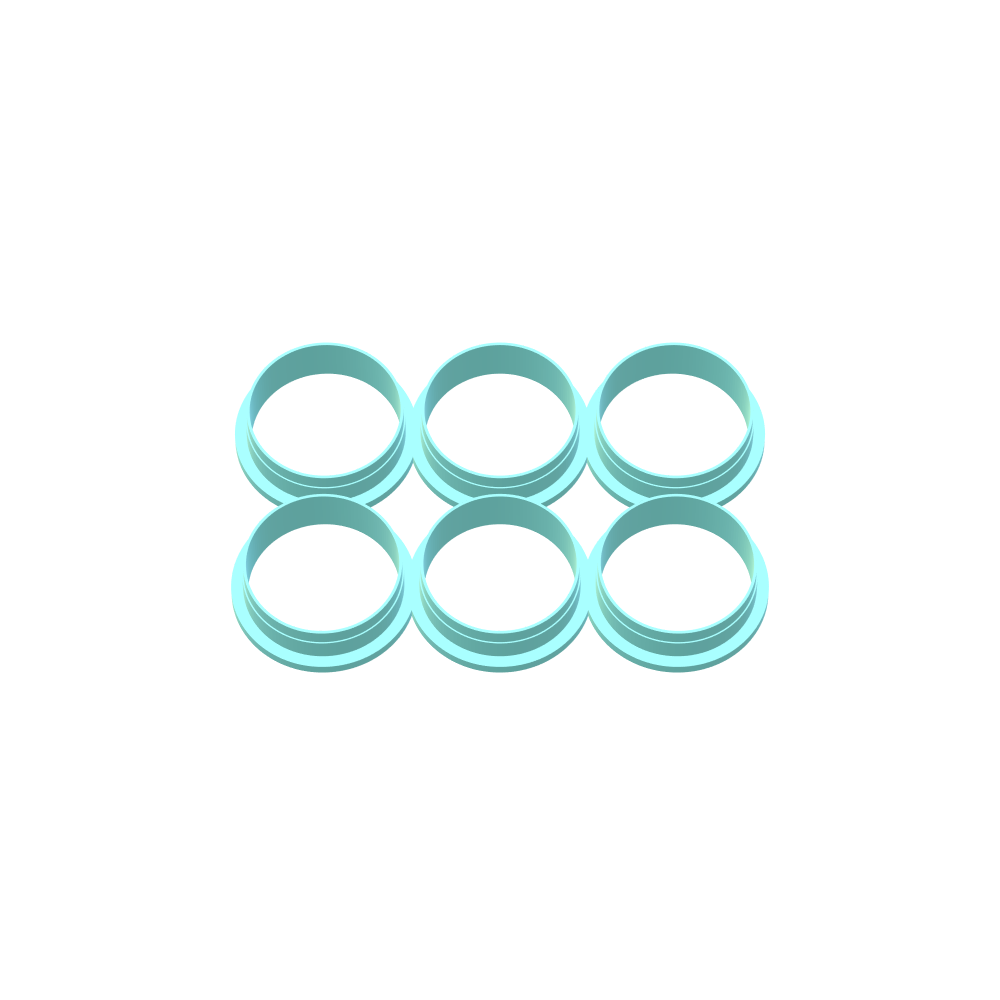 Circle Cookie Cutter | Multi Cutter | STL File