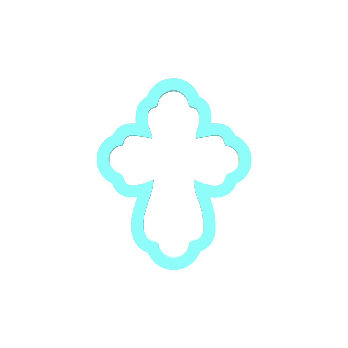 Cross Cookie Cutter | STL File