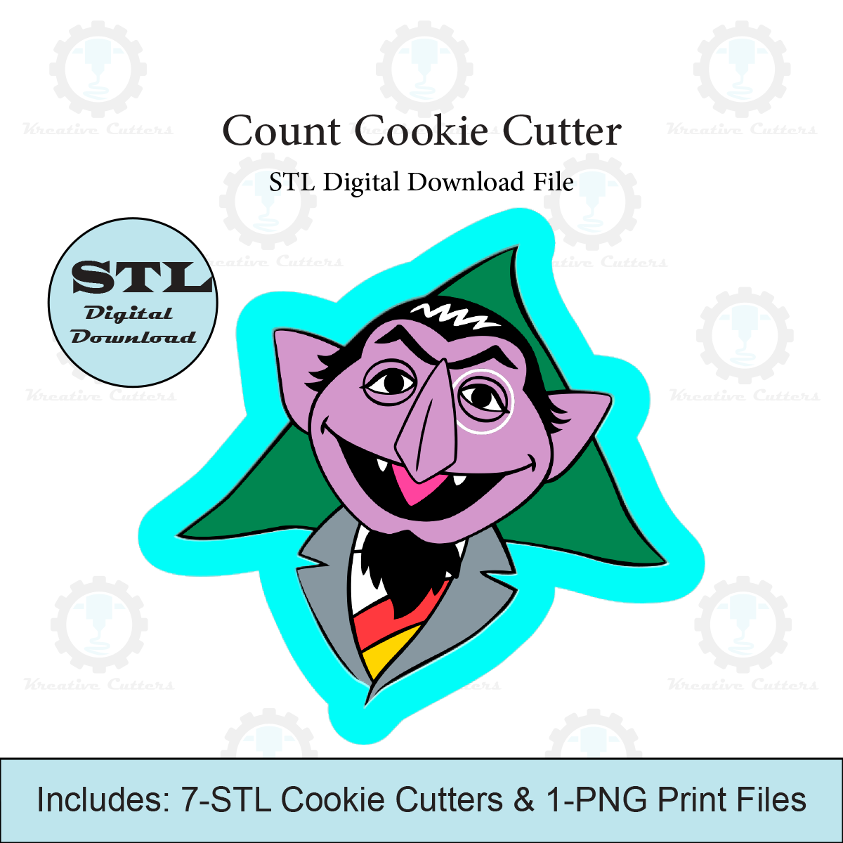 STL file cookie cutter number stl 1 - cookie cutter number 1