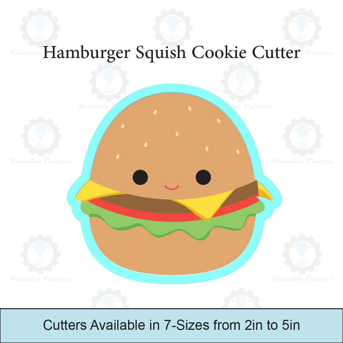 Hamburger Squish Cookie Cutters