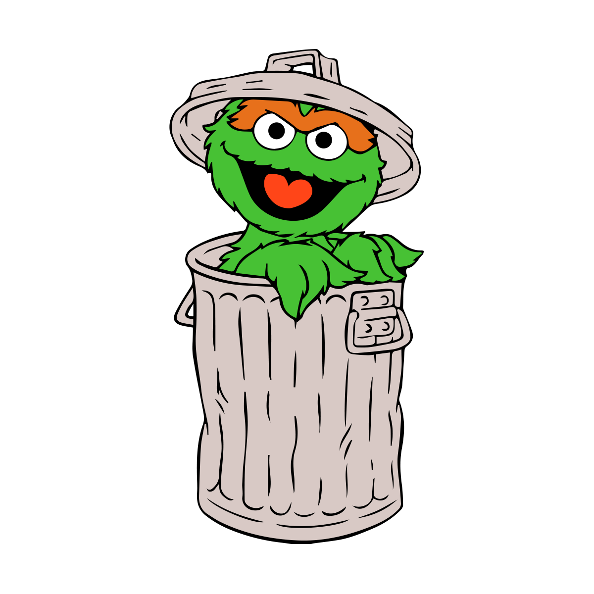 Trash Grouch Cookie Cutter