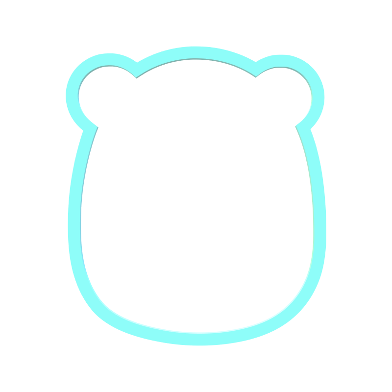 Panda Squish Cookie Cutters