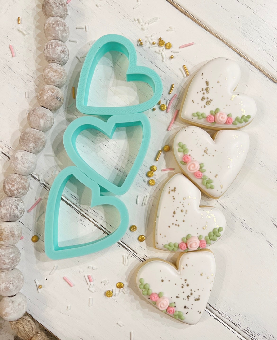 Wonky Heart Cookie Cutter Set