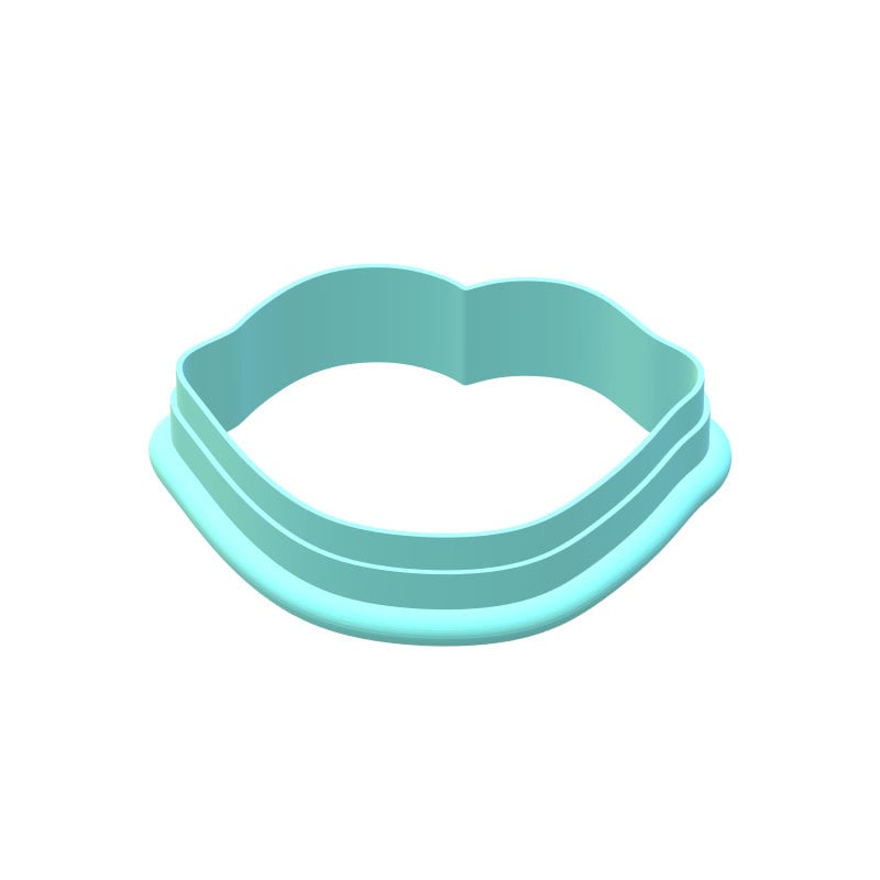 Cute Lips 3d printed Cookie Cutter Set.