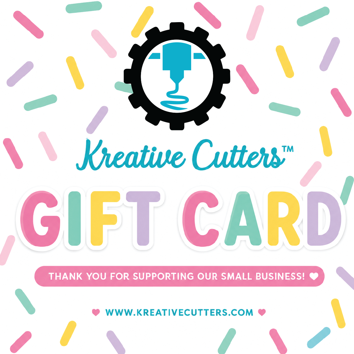 Kreative Cutters Gift Card