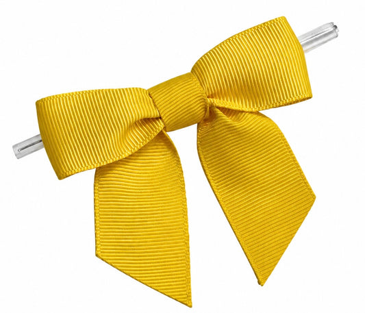Daffodil Pre-Tied Bow w/Wire