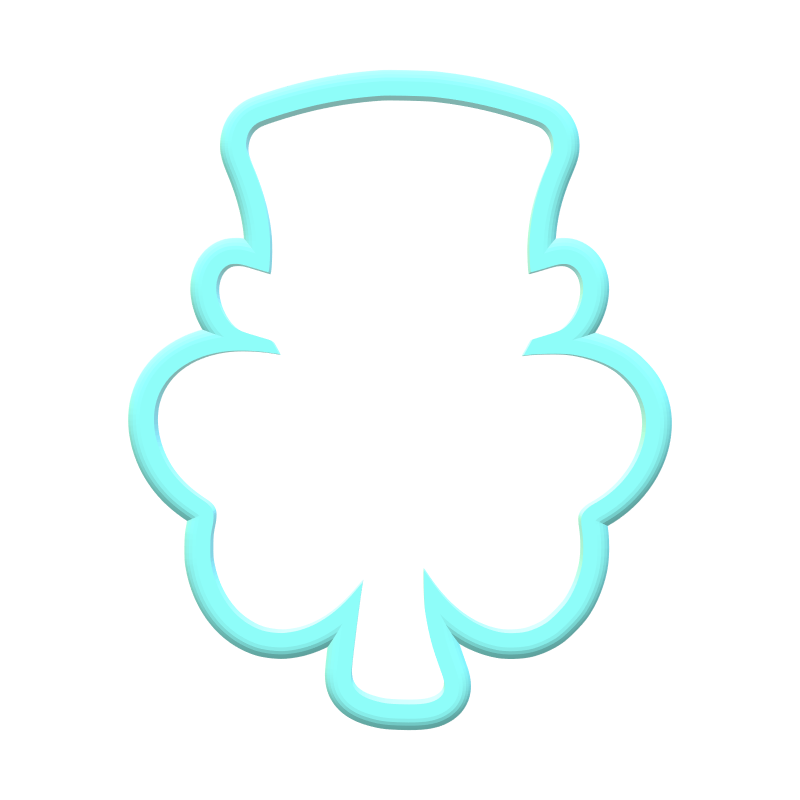 Clover With Hat Cookie Cutters