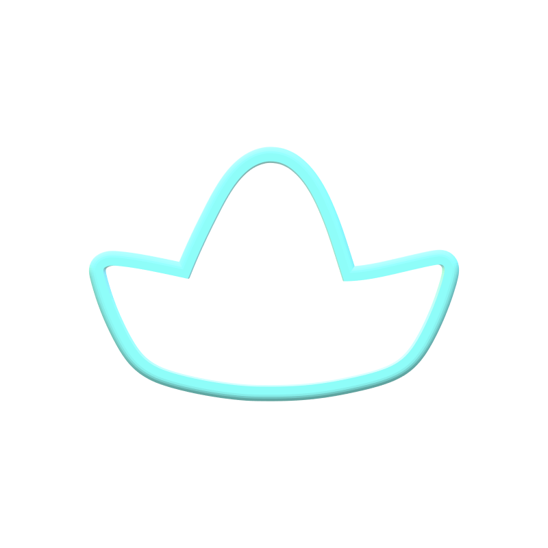 Cinco De Mayo Mexican Festa Cookie Cutters | Options: Sombrero, Taco, or Chips and Guac