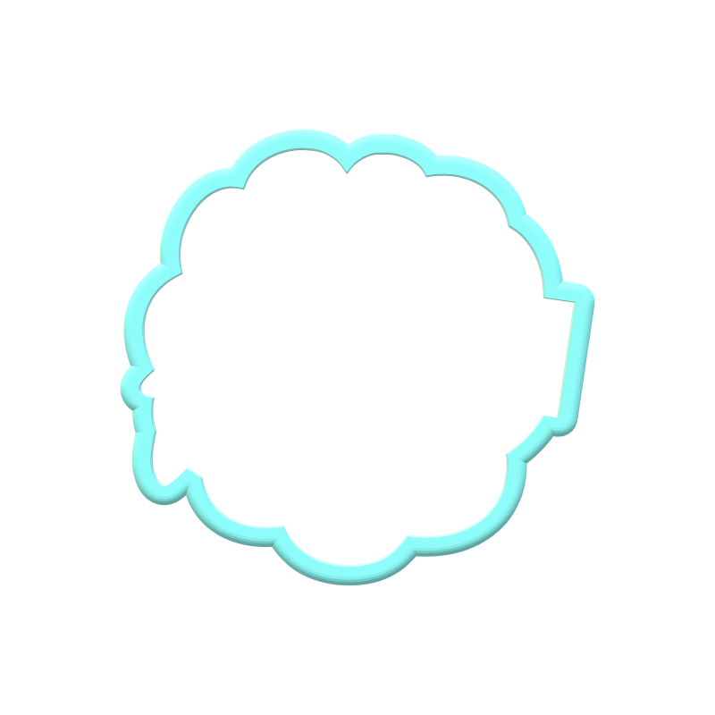 Fall Pumpkin with Floral leaves and gift tag Cookie Cutters | Digital Download STL Files