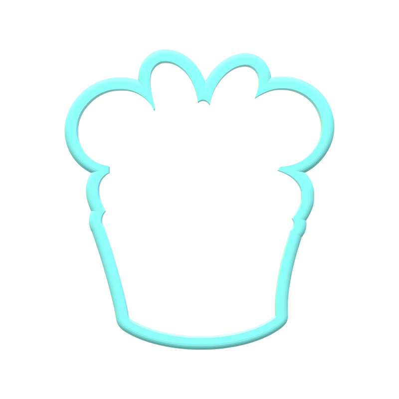 Minnie Cupcake Cookie Cutters | STL File