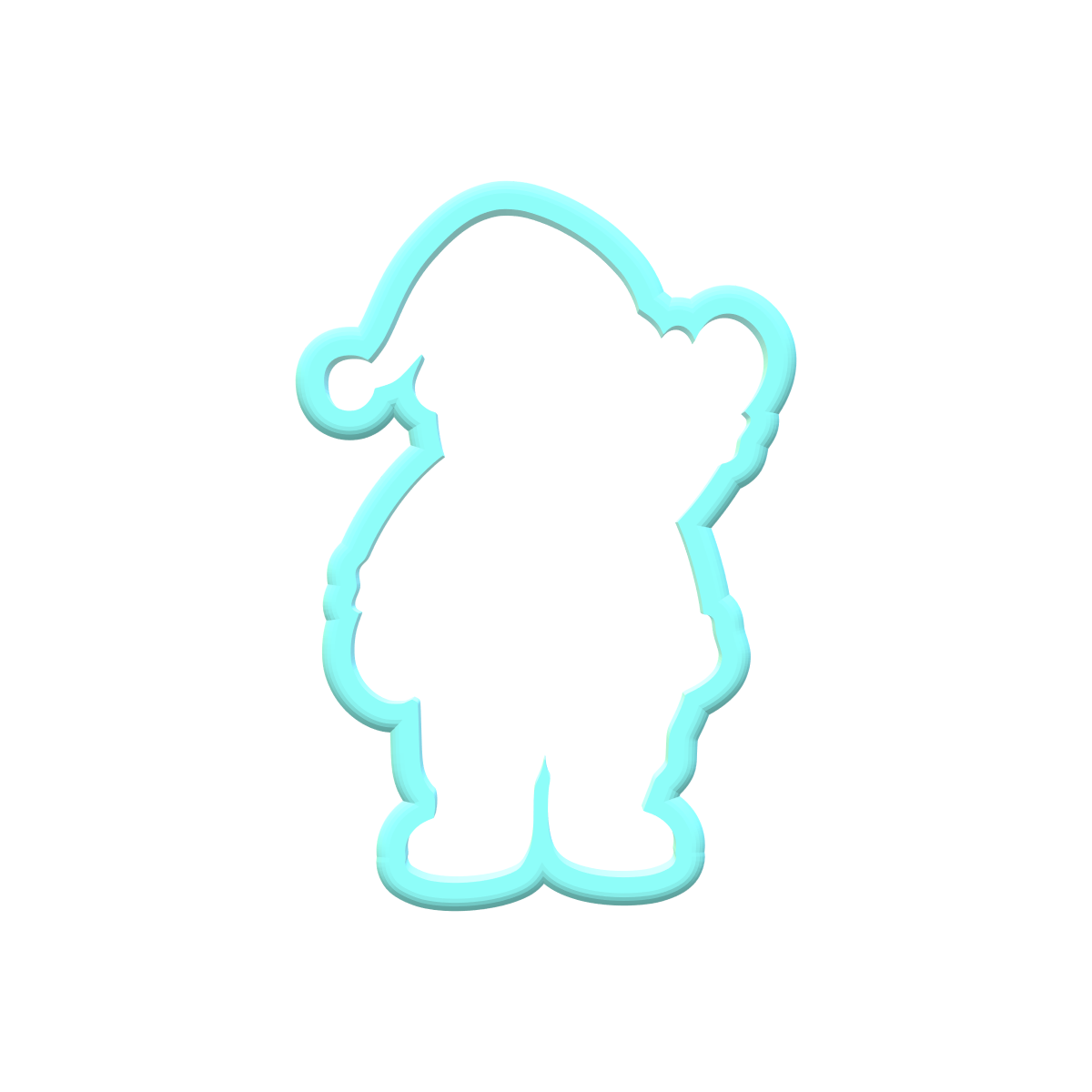 Santa Cookie Cutter | Kreative Cutters – Kreative Cutters INC