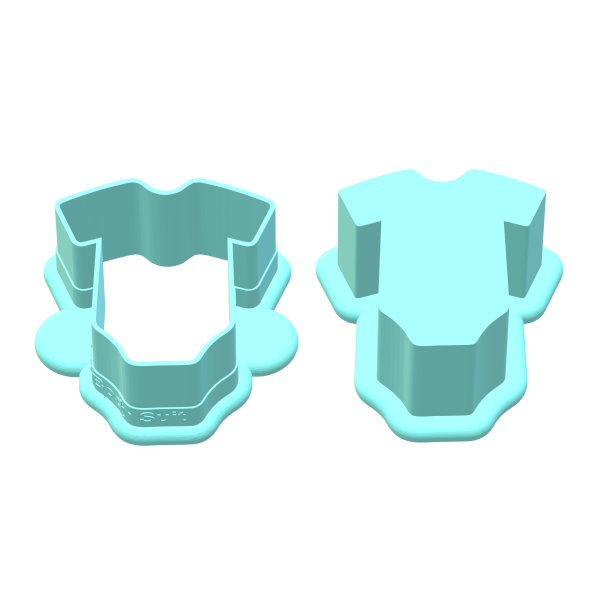 Baby Body Suit Cake Pop Mold | Deluxe Cutter, Popper, and Tray Option