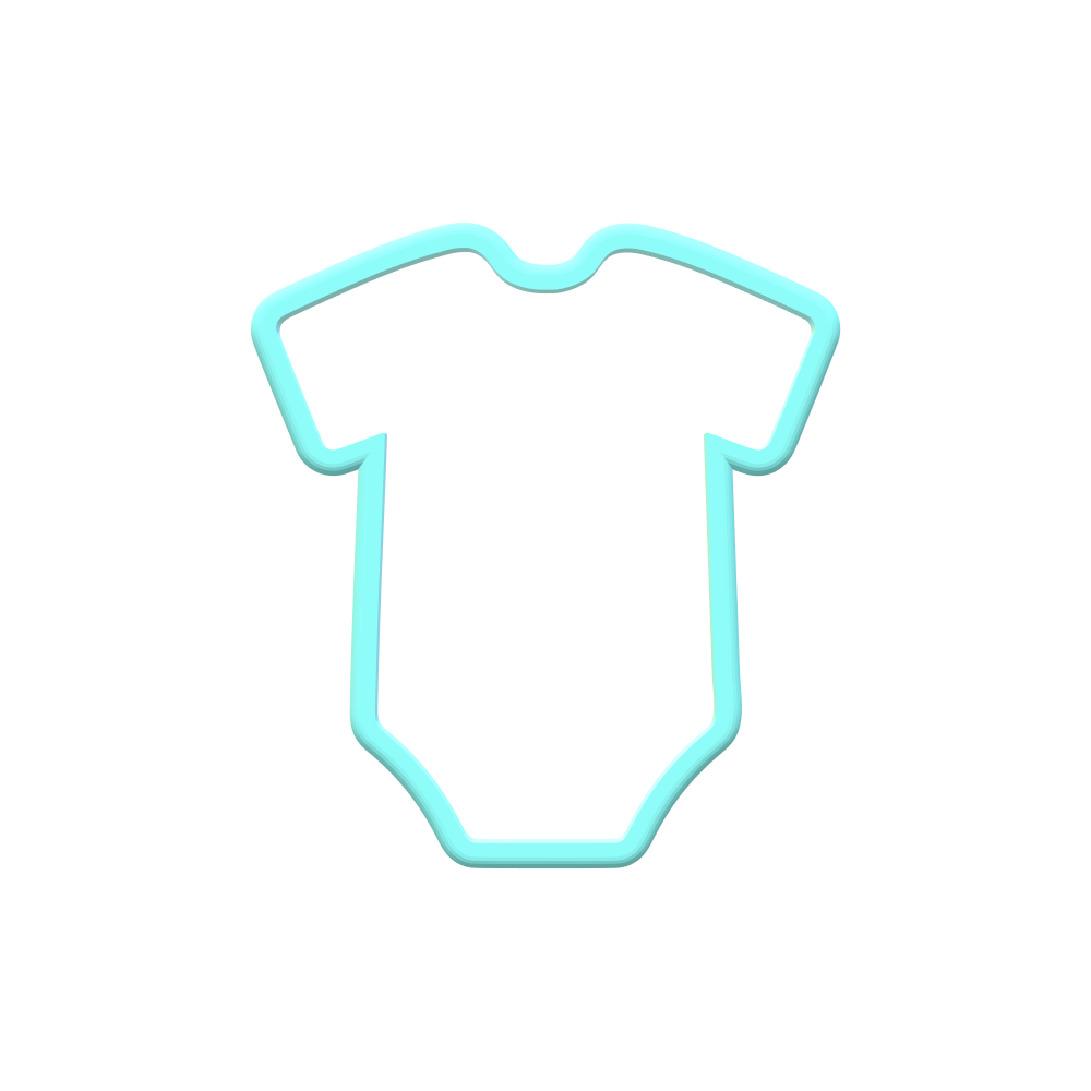 Baby bodysuit 2 Cookie Cutters