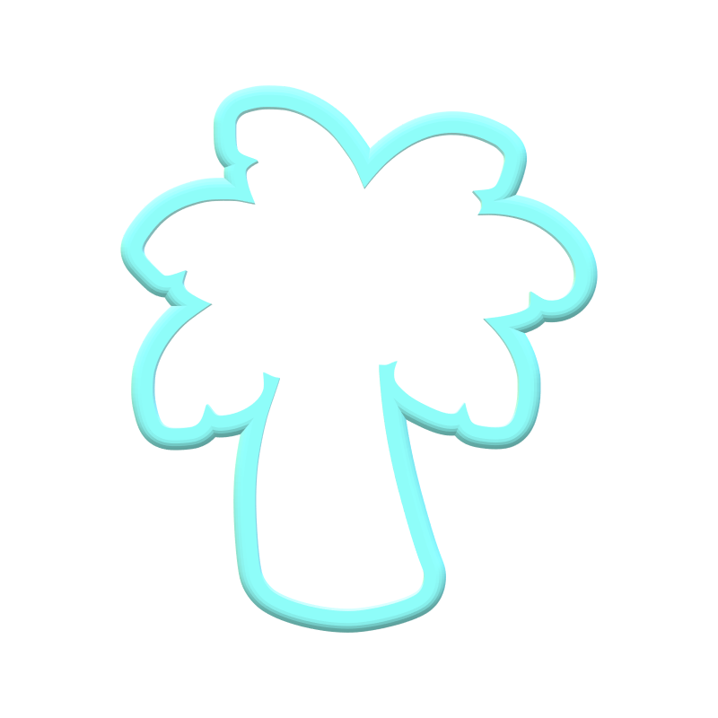 Palm Tree Cookie Cutters | STL File